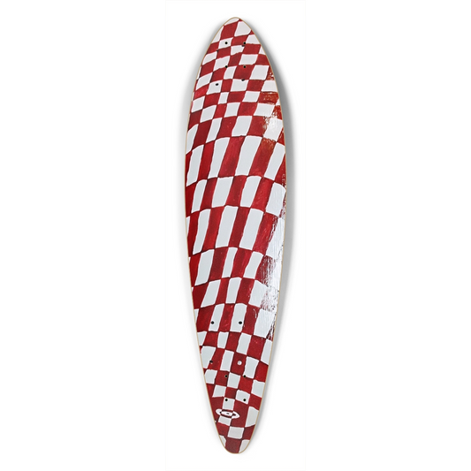 Optical Refraction Longboard (red edition)